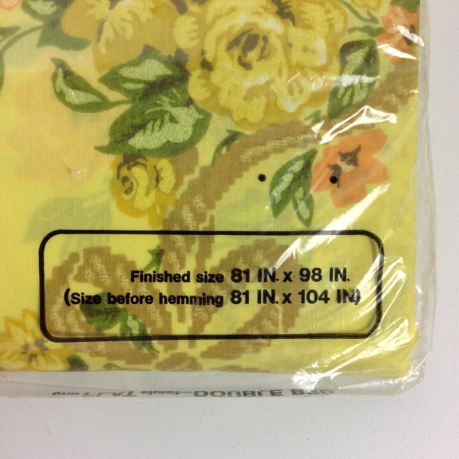 JCPenney Double Full Flat Sheet & 2 Standard Pillowcases Etsy