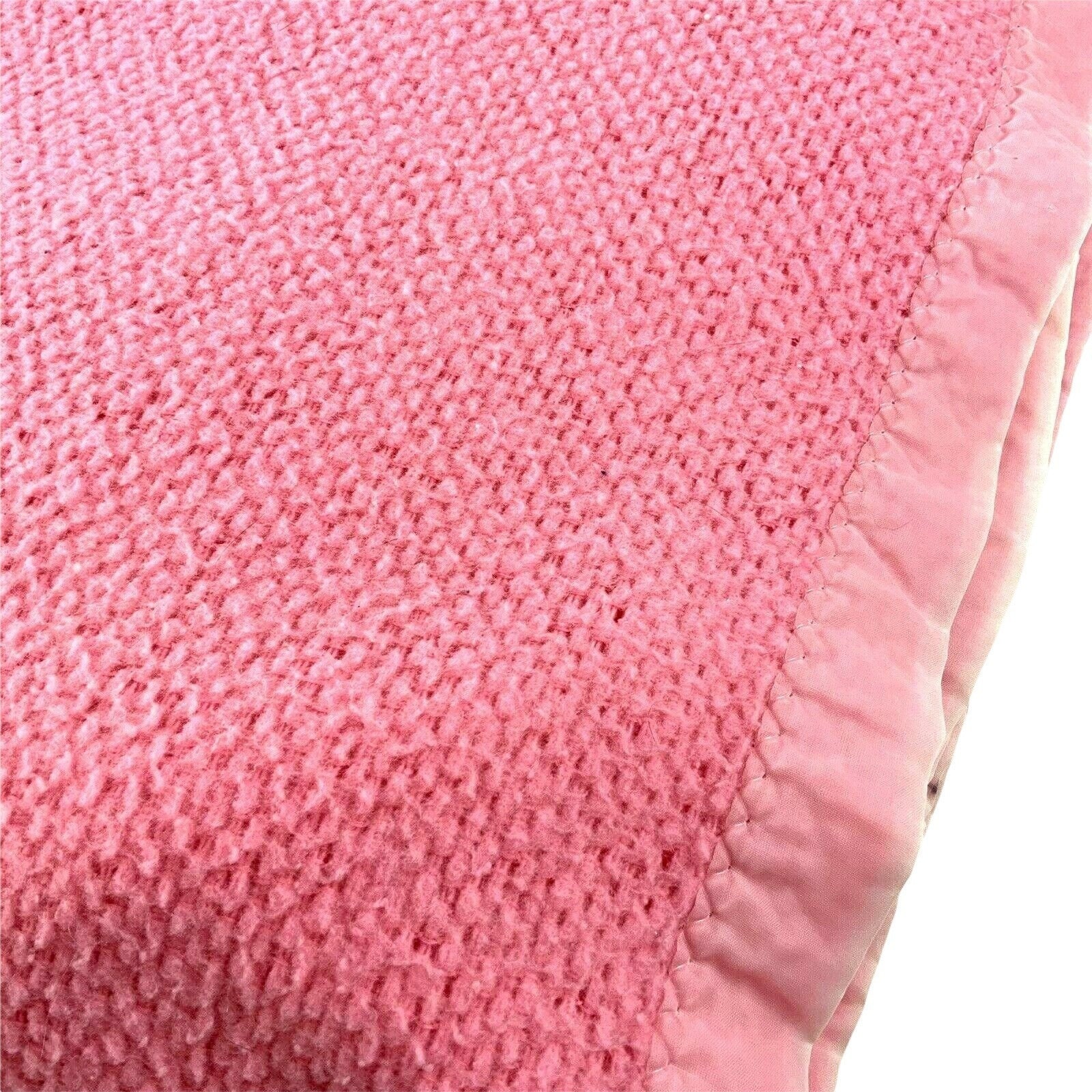 Jcpenney Fashion Manor Acrylic Blanket Waffle Weave Satin Trim - Etsy