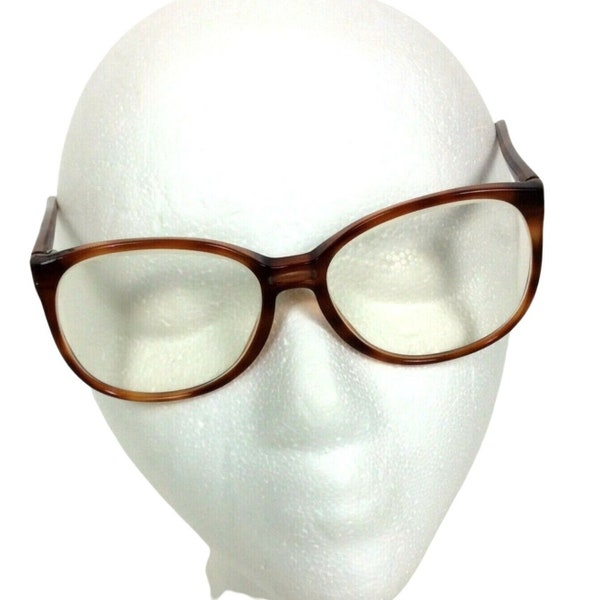 Cerruti 1881 Eyeglasses Frames Womens Brown Tortoise Acetate 55 15 145 Vtg 80s