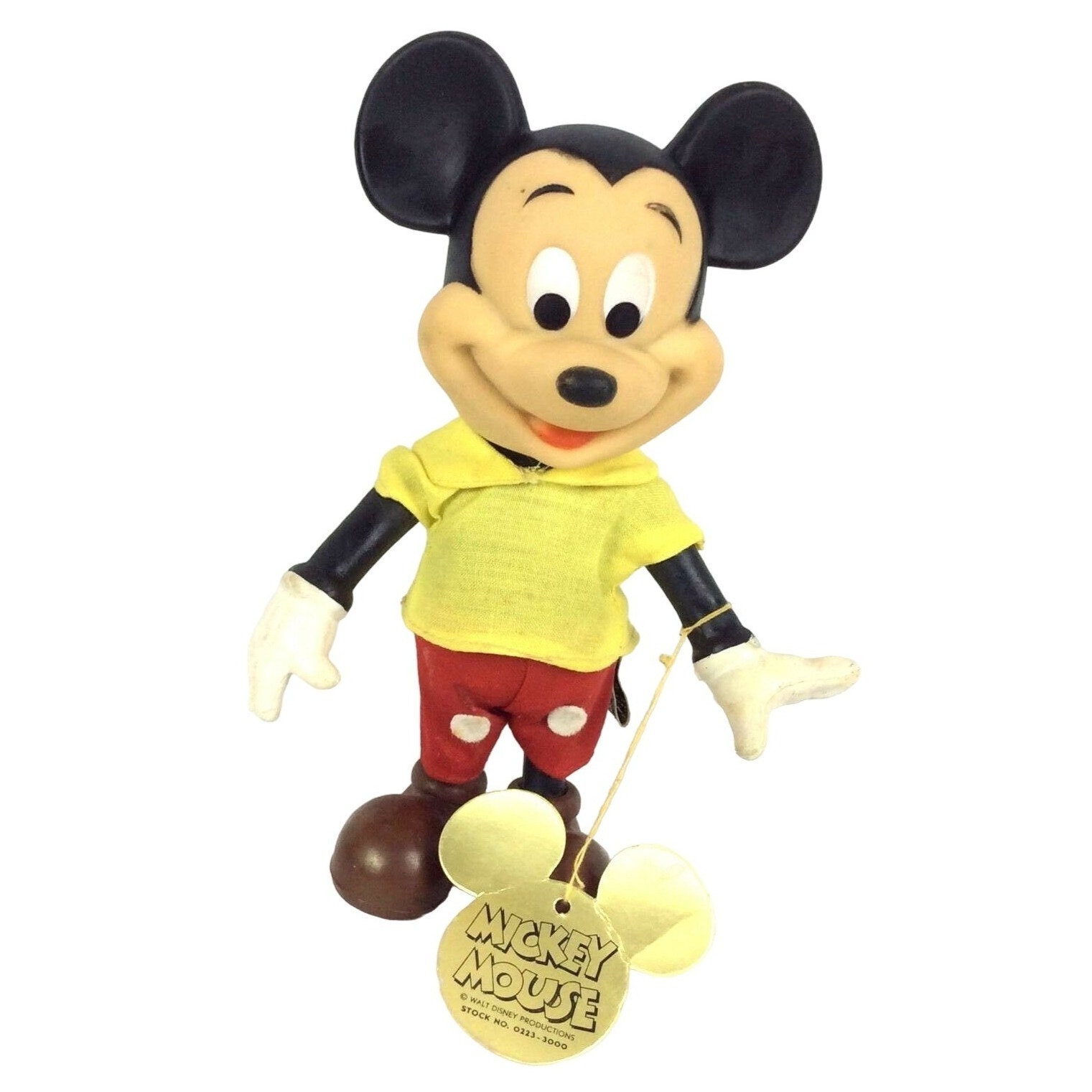 Mickey Mouse 8 Inch Rubber Posable Doll Walt Disney Mickey Mouse 8 Inch Rubber Posable Doll Walt Disney