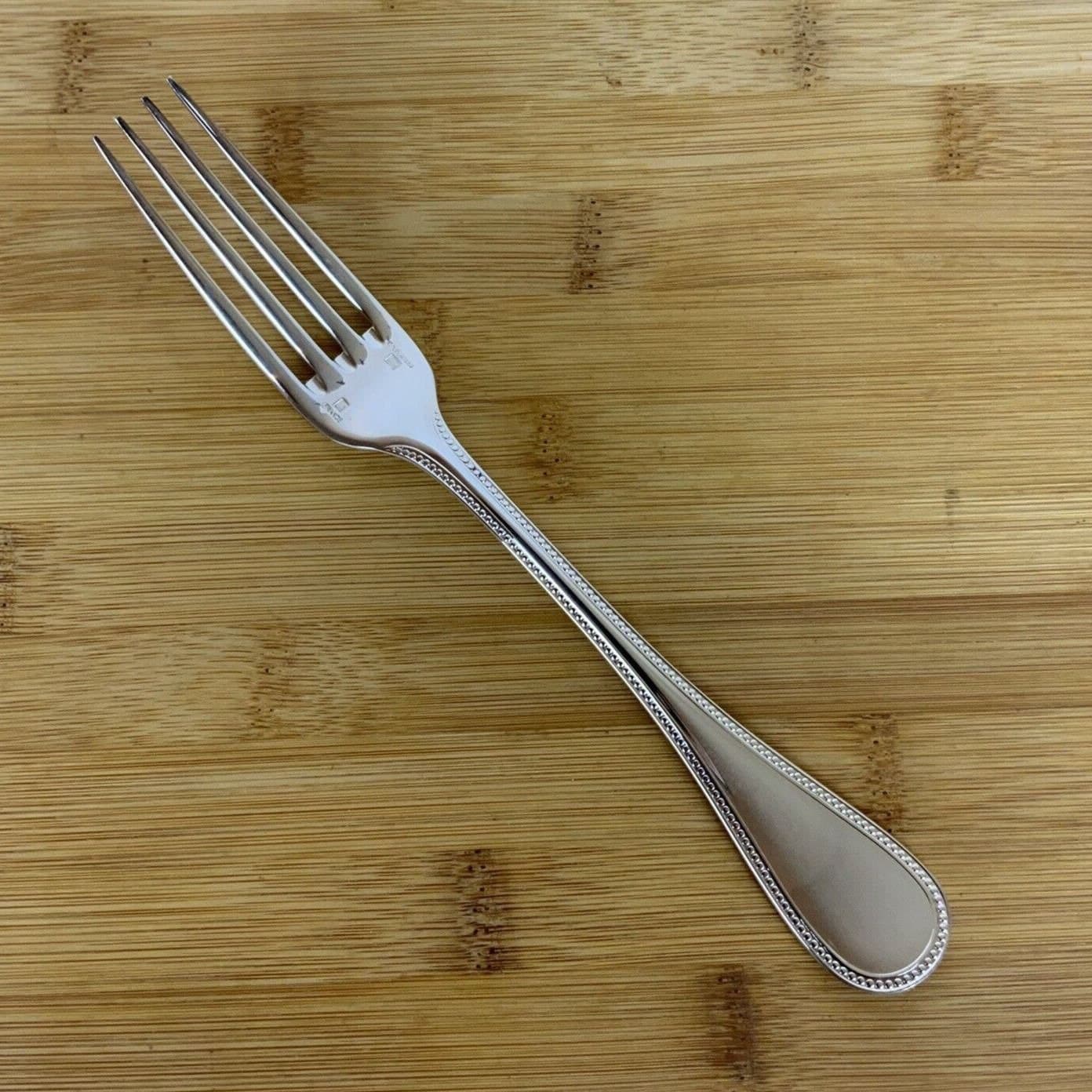 Christofle France Perles ONE Dinner Fork Silverplate Flatware NEW