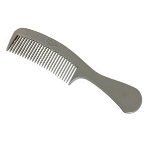 Pettine tascabile Vintage Goody da 6,5 pollici, grigio chiaro, a denti larghi, districante per tutti i tipi di capelli