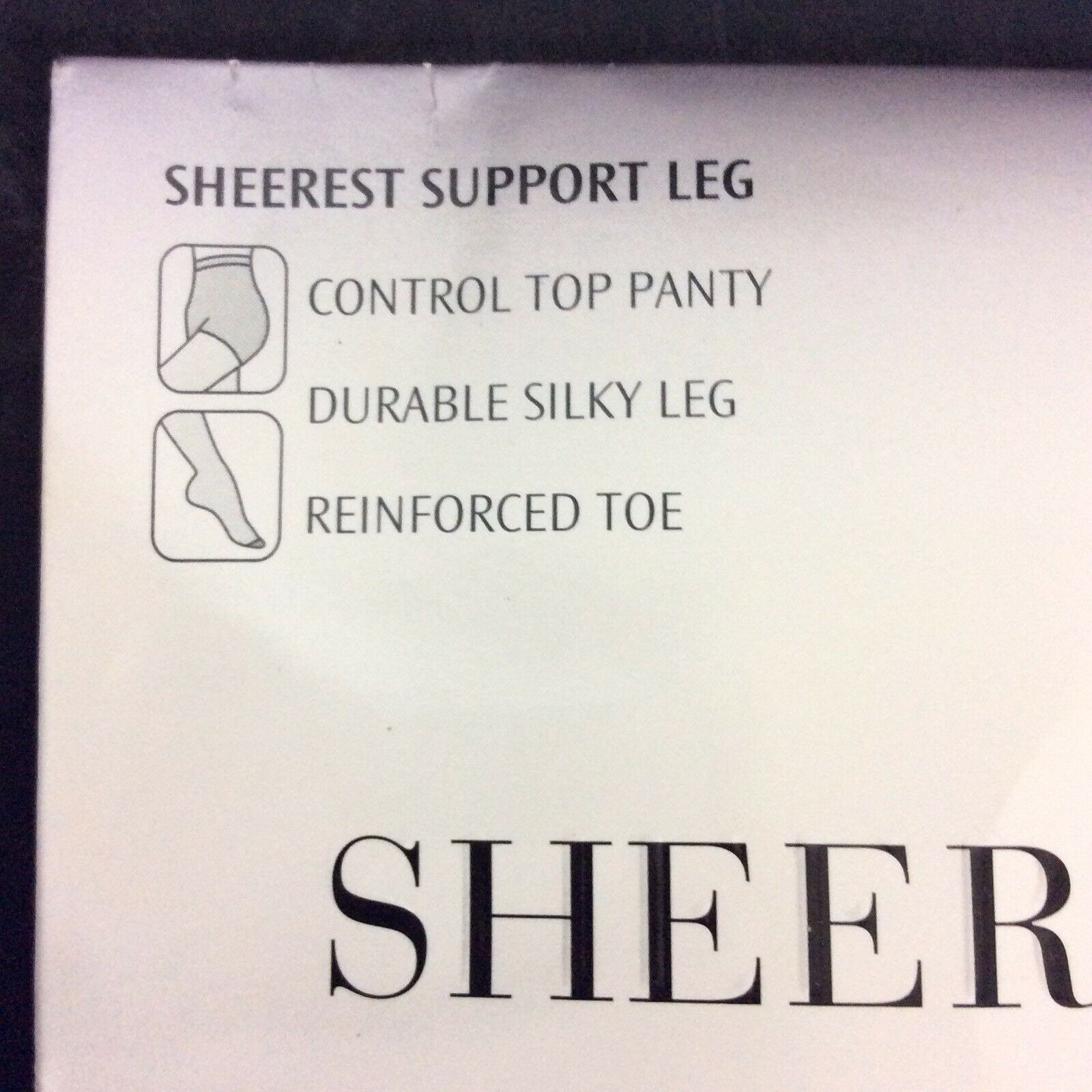 Jcpenney Sheer Caress Support Pantyhose Queen Tall Bone Ivory Etsy