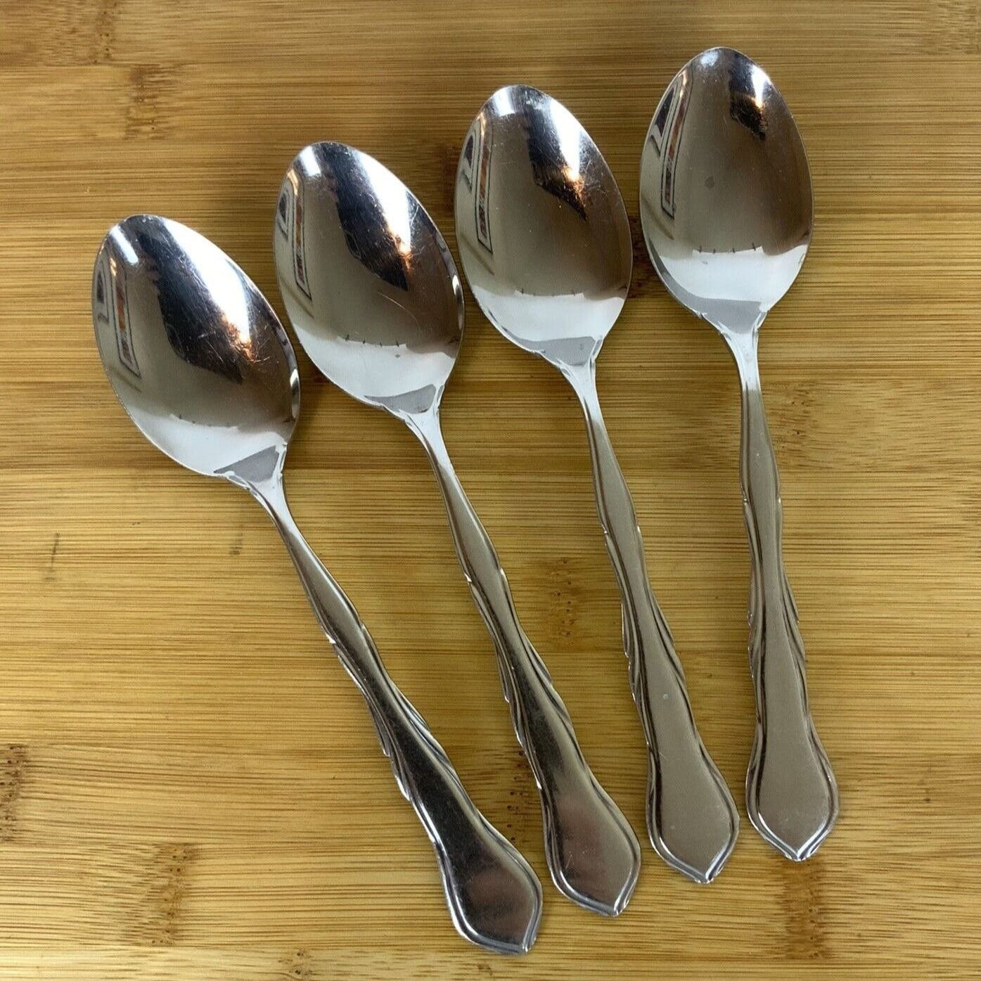 Reed & Barton】純銀／スプーン4本「ハーレクイン」 Reed barton