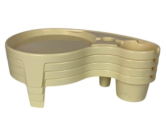 Debbie Meyers Buffet Genius 4 vassoi per feste, piatti, tazze, portautensili impilabili