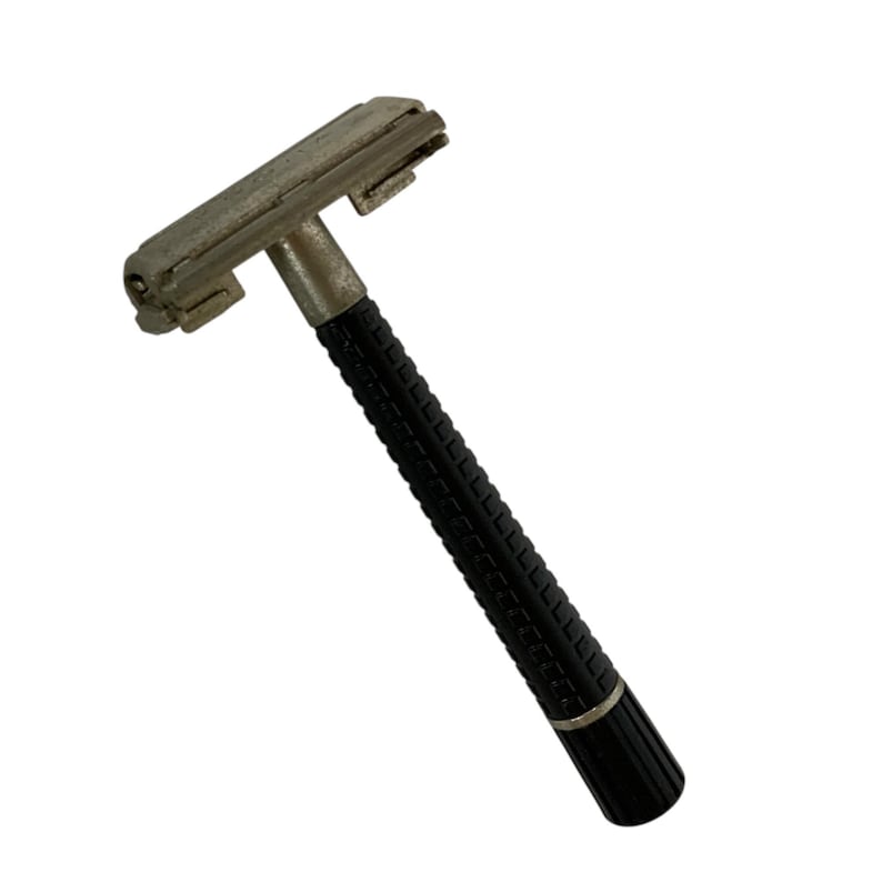 Clemak Razor Vintage Schick Krona Double Edge Safety Razor Twist to Open 1970s Made ...