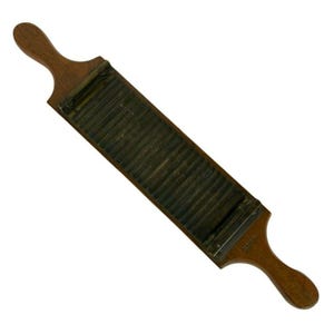 Antique Apothecary Pharmacy Tool Paddle 4989 Wood Brass c1890s-1900s