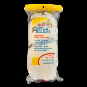 Quickie Clean Results Microfiber Twist Mop Refill White Yarn NEW