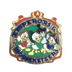 Disney Cruise Line Emperors Mouseketeers Lapel Pin Huey Dewey Louie Collectible