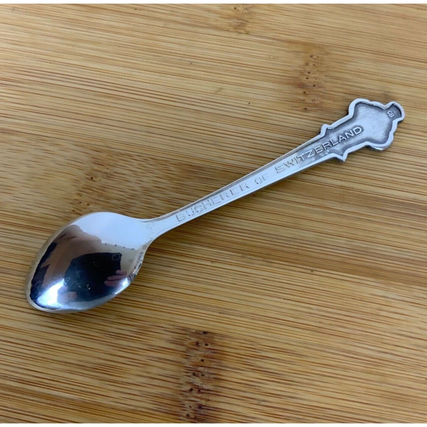 ROLEX BUCHERER シルバースプーン ZURICH　ビンテージ Rolex Bucherer of Switzerland Lucerne Souvenir Spoon Engraved Lion
