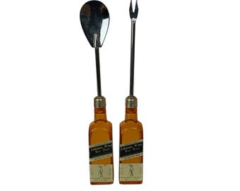 Vintage Johnnie Wine Bar Tools Ice Pick Spade Plastic Bottle Handles Taiwan