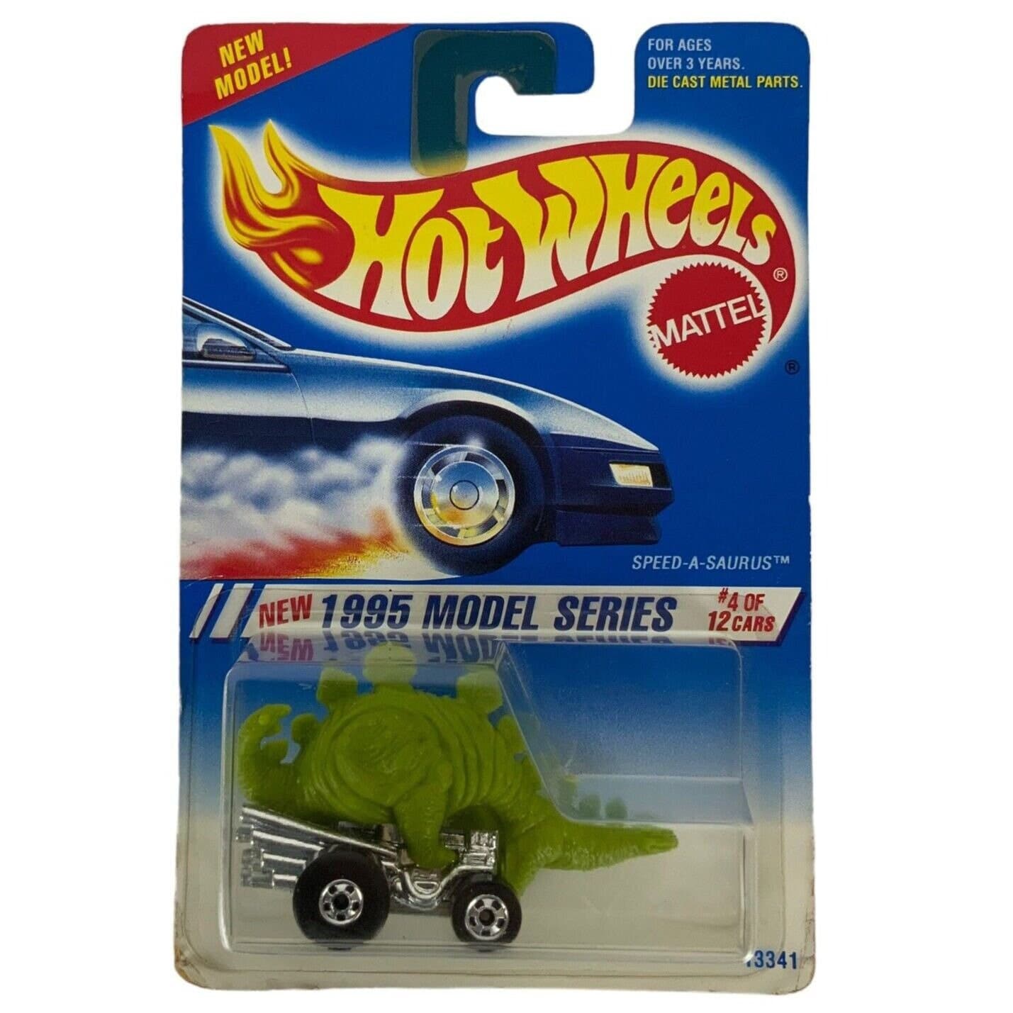 ホットウィール 1995 モデルシリーズ スピード A サウルス 恐竜 No.4