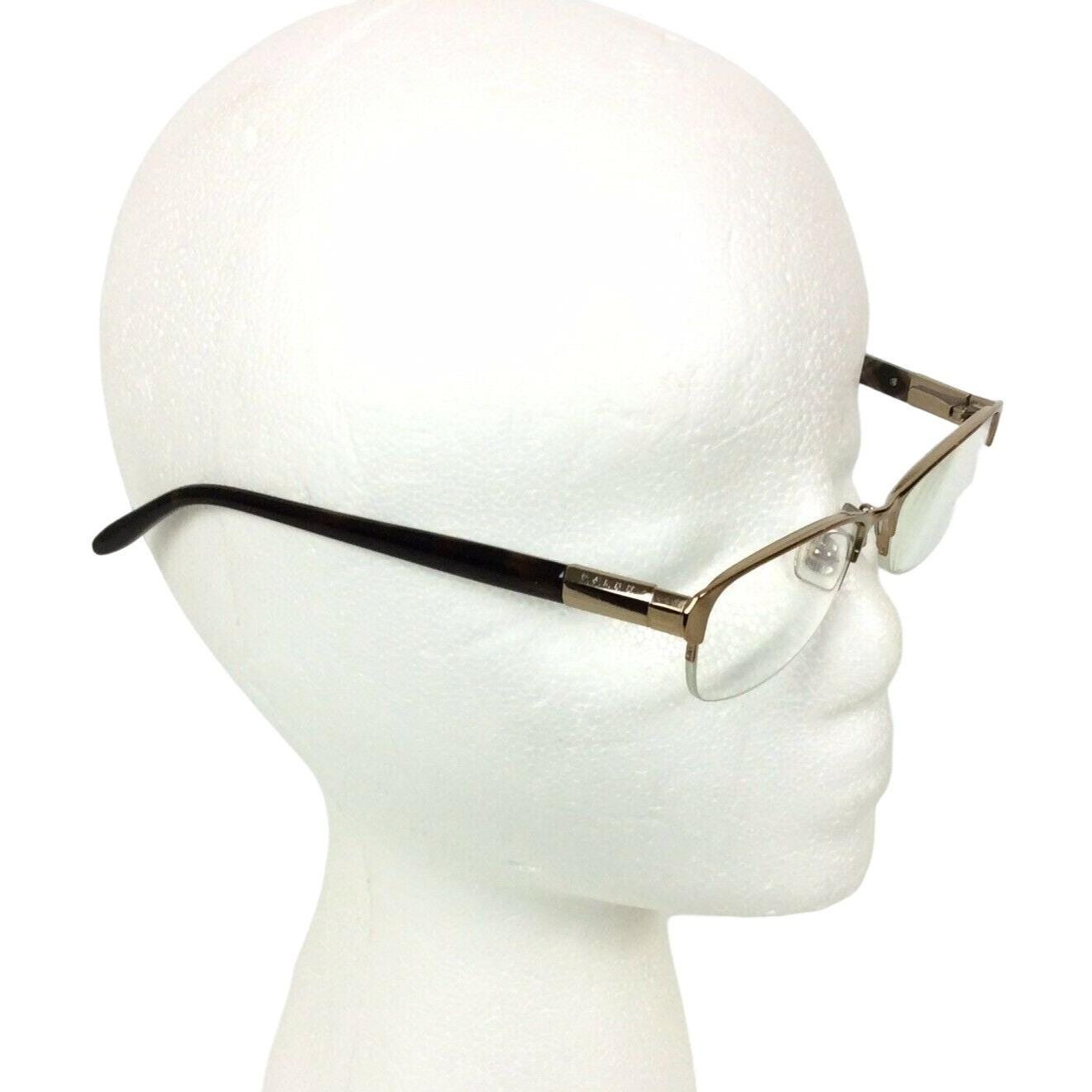 Ralph Lauren RA6032437 Gold Brown Tortoise Half Rim Glasses 