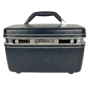 Vintage Samsonite Profile II cosmetische treinkoffer harde schaal met blad GEEN SLEUTELS