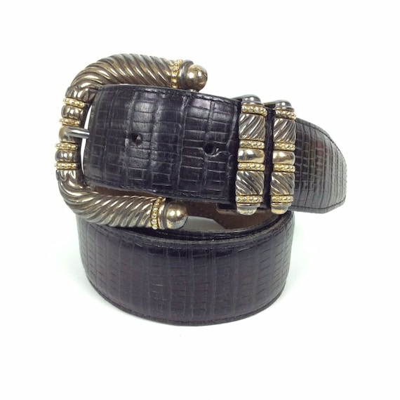 Brighton Textured Brown Belt with Gold Accents Brighton | Accessories | Brighton Textured Brown Belt With  main image 4