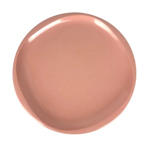 Bootonware Melmac Melamine Dinner Plates Set of 4 Bon Bon Pink Plastic MCM 1950s