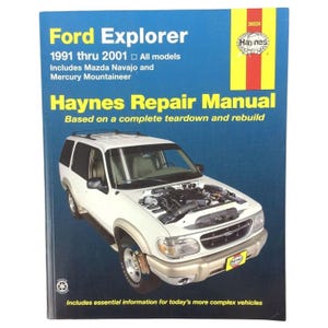 Ford Explorer Navajo Mountaineer 1991-2001 Haynes Repair Manual 36024