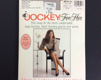 Jockey for Her Pantyhose Medium Tall MT Soft Taupe Control Top