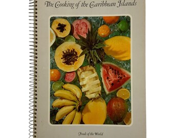 レシピ本　レトロ　ラテンアメリカ料理　カリブ海諸島の料理　2冊まとめ ヴィンテージ カリブ海 本 カリブ諸島の料理 タイム ライフ ブックス