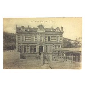 Cartão postal Marbot School Bar le Duc França dividido de volta não postado c1900s