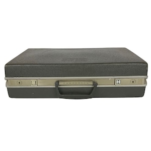 Samsonite Hard Shell Maletín Portadocumentos 18x12x5 Negro Vintage SIN LLAVE
