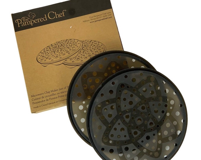 The Pampered Chef Microwave Potato Chip Maker 1241 - Etsy
