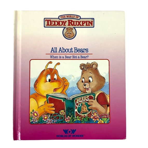 The World of Teddy Ruxpin 3 Book Lot All About Bears Airship