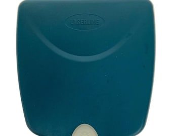 Laserline MediaZone 12 CD Storage Case With Instructions Teal & Clear Plastic