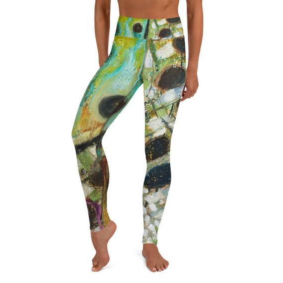 Flag Yoga Capri Leggings