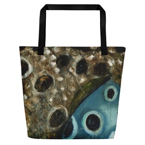 Braune Forelle Strandtasche
