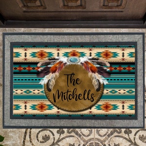 Serape BoHo Doormat Design, Boho Doormat, Personalize Doormat Design, Sublimation Design, Printable Artwork, Aztec Design, Digital Design