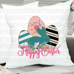 Spring/Easter Rabbit & Easter Egg Design, Paashaas, 13 x 13, Spring Easter Design, Digital Design, Sublimatie Download