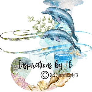 Letra J Dolphin Beach Design, Alphabet Beach Design, Ocean Design, Golfinhos, Tartarugas Marinhas, Oceano, Download por Sublimação, Design Digital