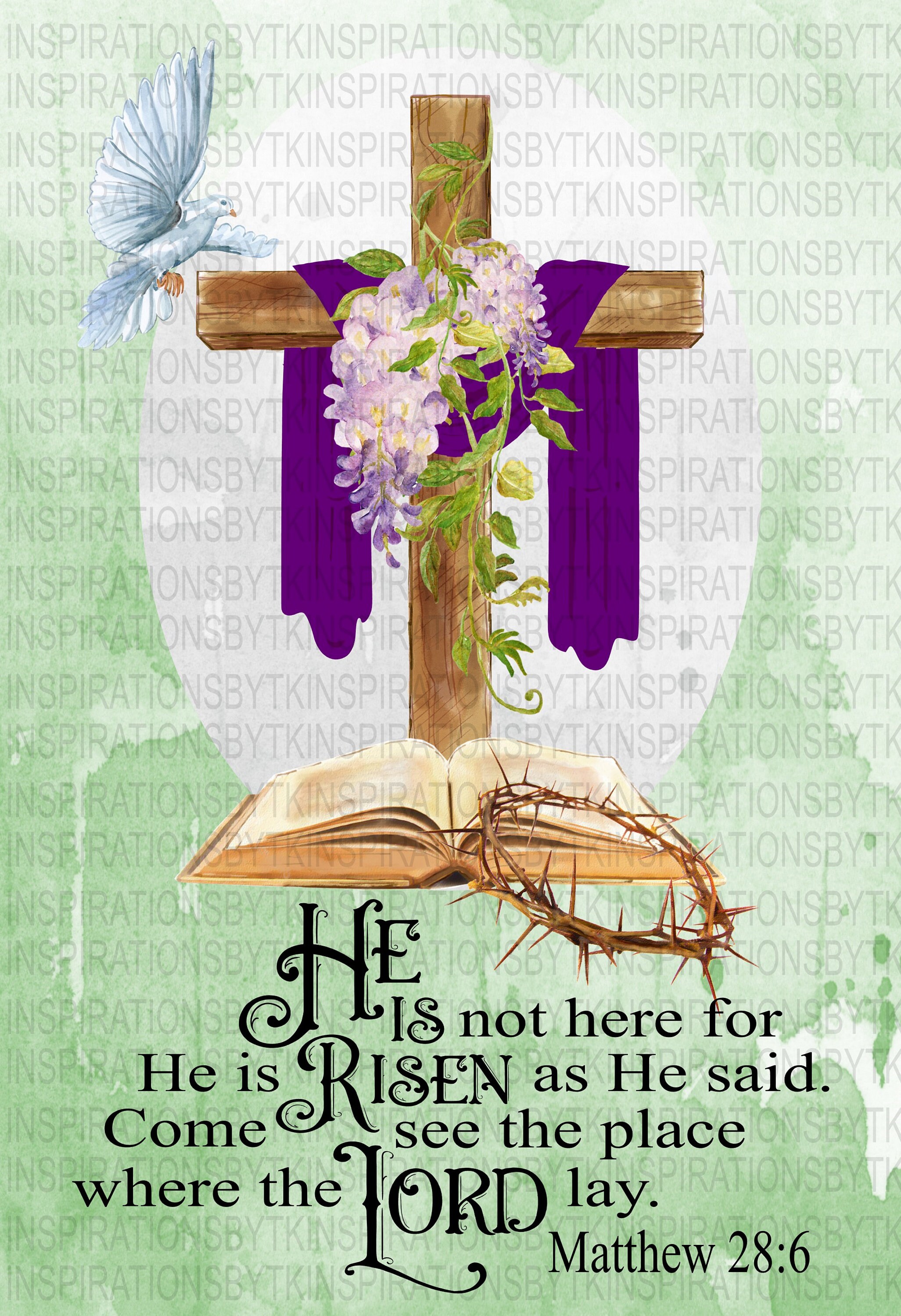 He Is Risen Osterhaus-Flagge – Doppelseitig, Sackleinenoptik, Kreuz & Kranz, 71x101 Cm