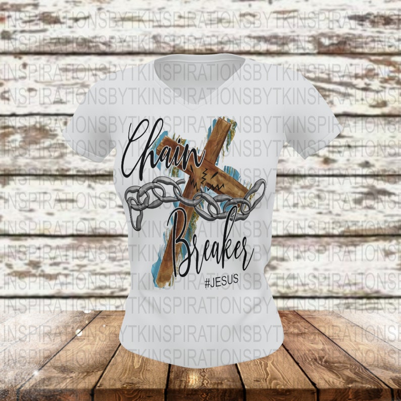 Chain Breaker With Cross Jesus Christian Religious Etsy