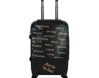 World Cities Suitcase | Travel Luggage with City Names