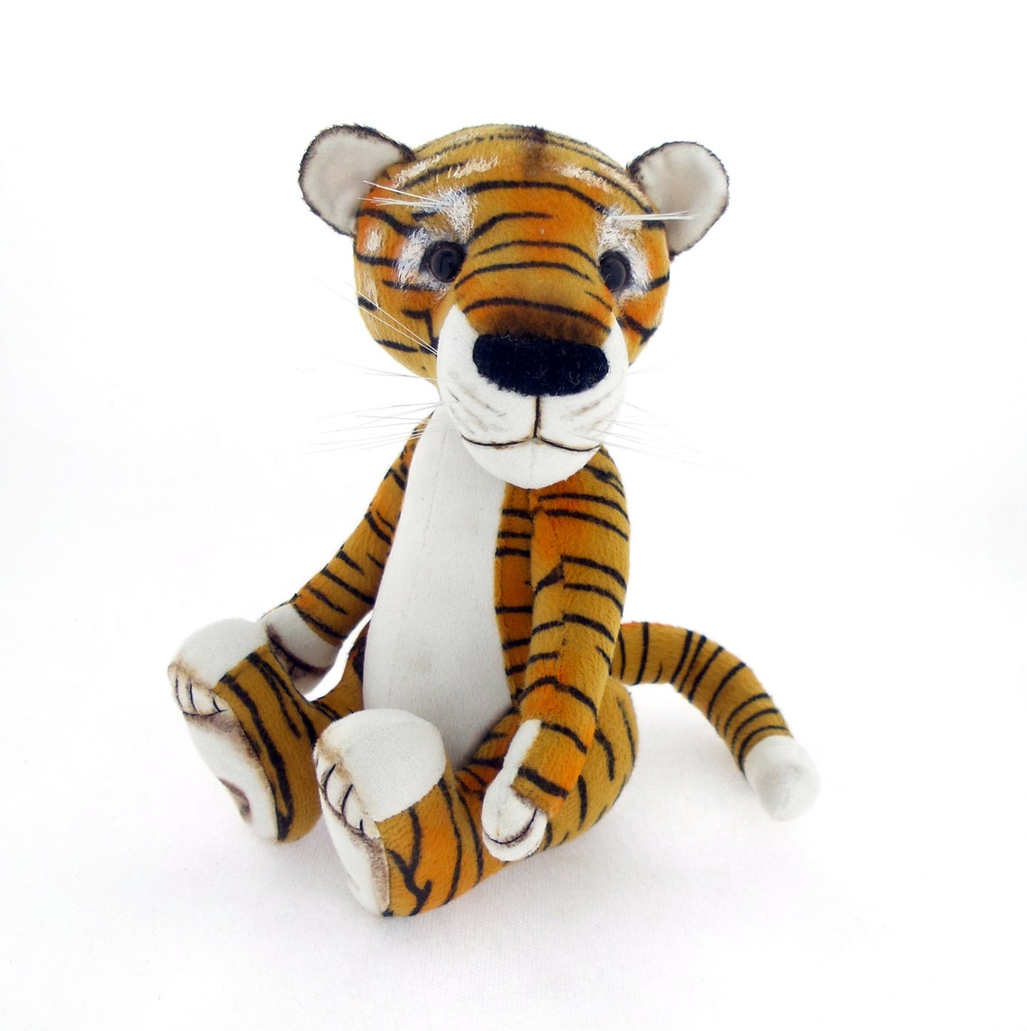 Tiger Sewing PATTERN & Tutorial Pdf-tiger Stuffed Animal | Etsy