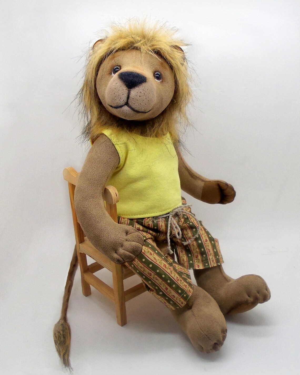 Lion Stuffed Animal Sewing Patternsafari Animal Toystuffed Etsy
