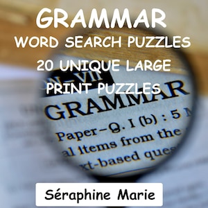 20 Fun And Educational Grammar Word Search Puzzle Book