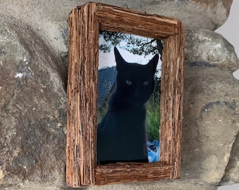 Beachwood Rustic Picture Frame made from dry fern stems