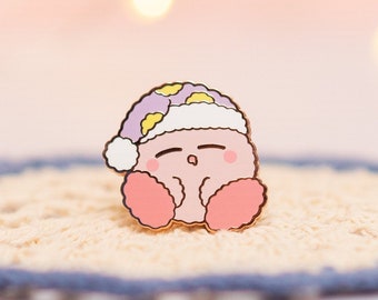 Mokomoko Sleepy Poyo Hard Enamel Pin