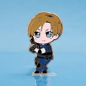RE Leon Kennedy Hard Enamel Pin, Mother's Day Gift