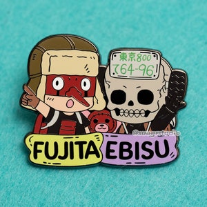 Dorohedoro Fujita x Ebisu Hard Enamel Pin