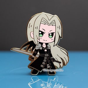 BACKORDER - FF7 Sephiroth Hard Enamel Pin, Nostalgic Game