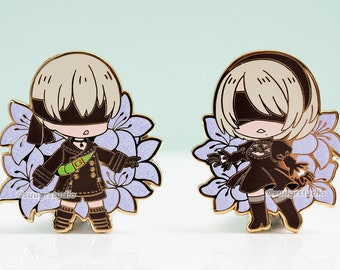 2B & 9S Hard Enamel Pin