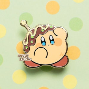 Takoyaki Poyo Enamel Pin, Father's Day Gift