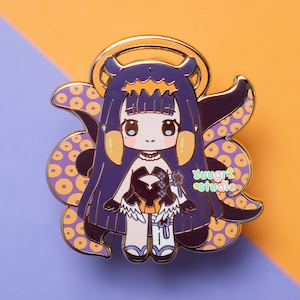 Hololive Vtuber Ninomae Ina'nis Enamel Pin, Fan Merch, Mother's Day Gift