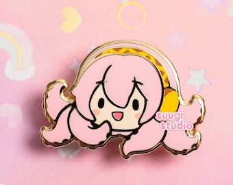 Virtual Vocalist Tako Luka Hard Enamel Pin