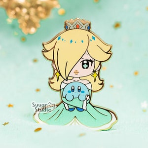 Princess x Poyo (Rosalina) Hard Enamel Pin