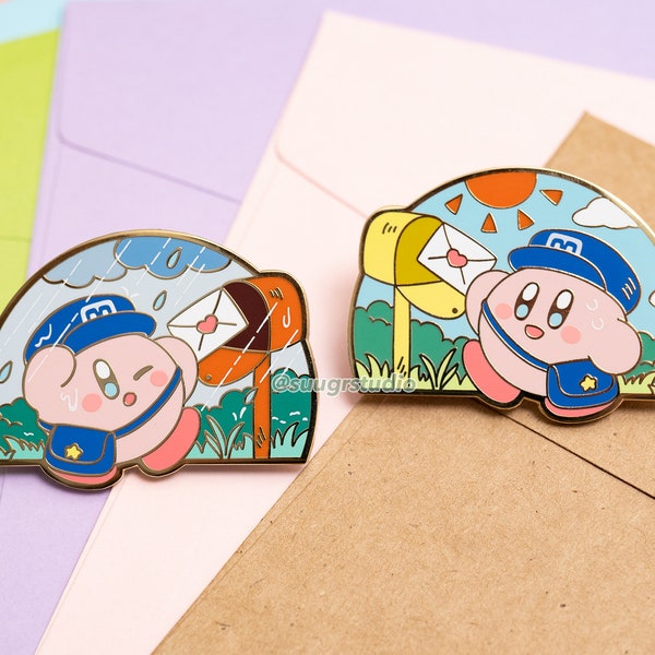 Postie Poyo Hard Enamel Pins - Save the USPS, Father's Day Gift